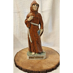 1983 Vintage Monk Ekkehard Christian Statue Figurine Religious Italy